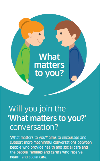 What matters to you? pull-up banner